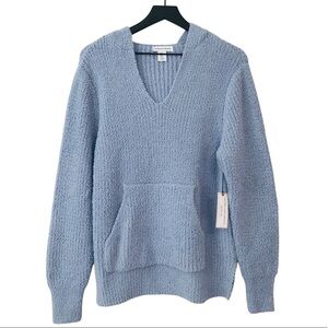 New! Cupcakes and Cashmere Ribbed Knit Oversized Soft Hoodie Pullover Sweater